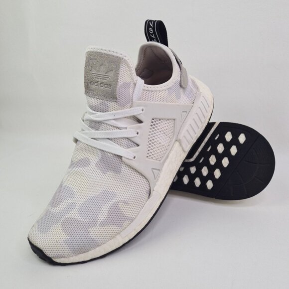 Adidas NMD XR1 White Duck Camo Men's Athletic Sneakers Running Size 8 - Picture 9 of 12